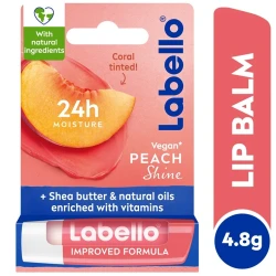 LABELLO PEACH SHINE 4.8GM