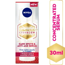 NIVEA LUMINOUS 360 SPOTS &AGE SERUM30ML