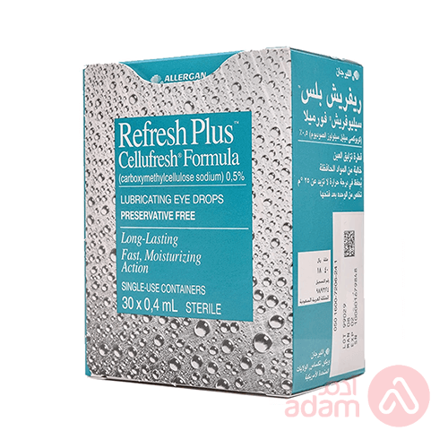 ريفريش بلس 30حبة قطره للعين | 0.4مل