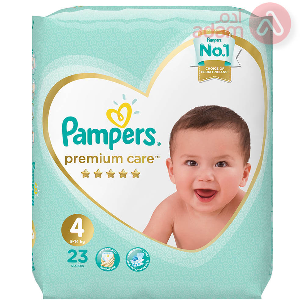 Pampers Premium Care Maxi Diapers Size 4 (8-14 Kg) Value Pack 24Pcs