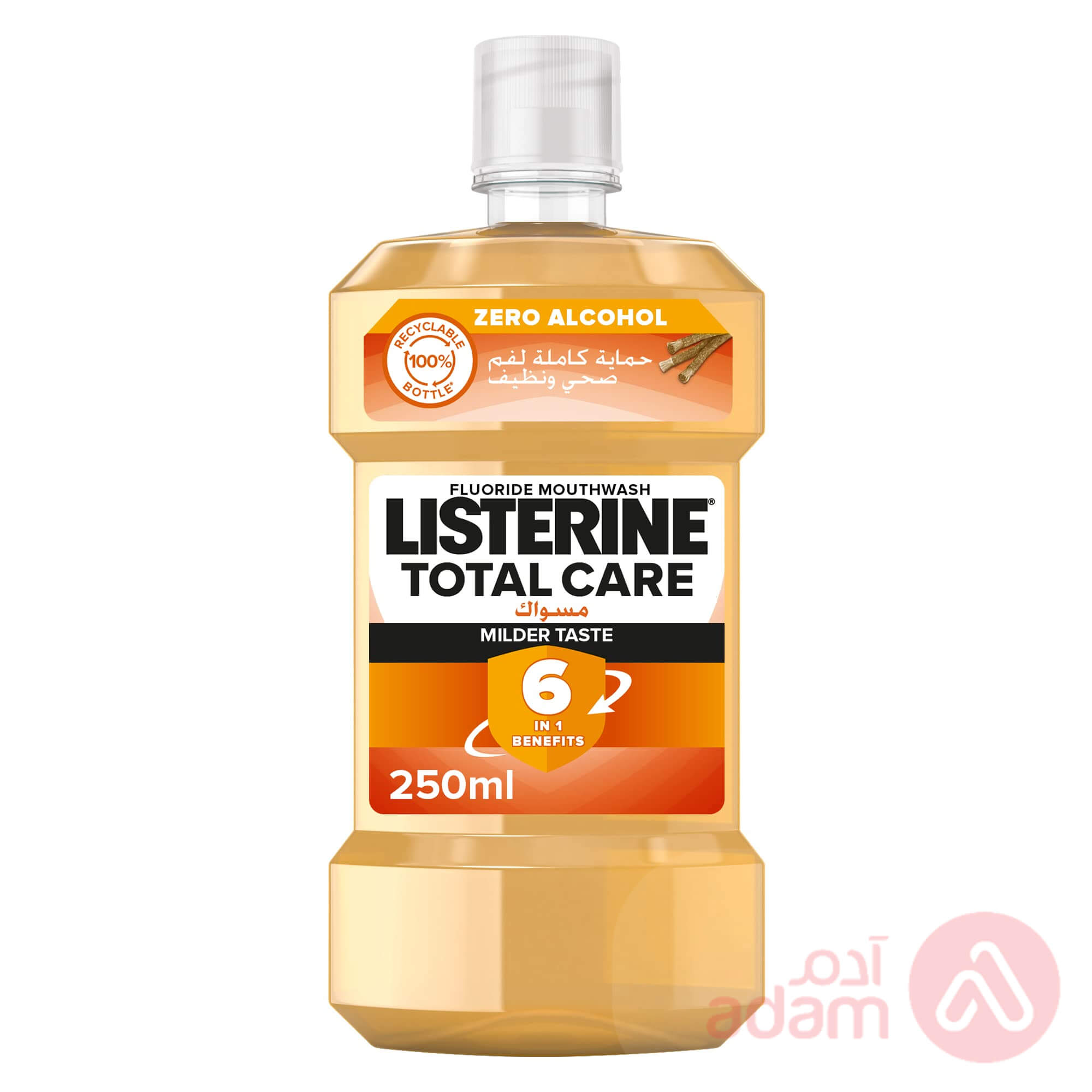 ليسترين غسول الفم بالمسواك