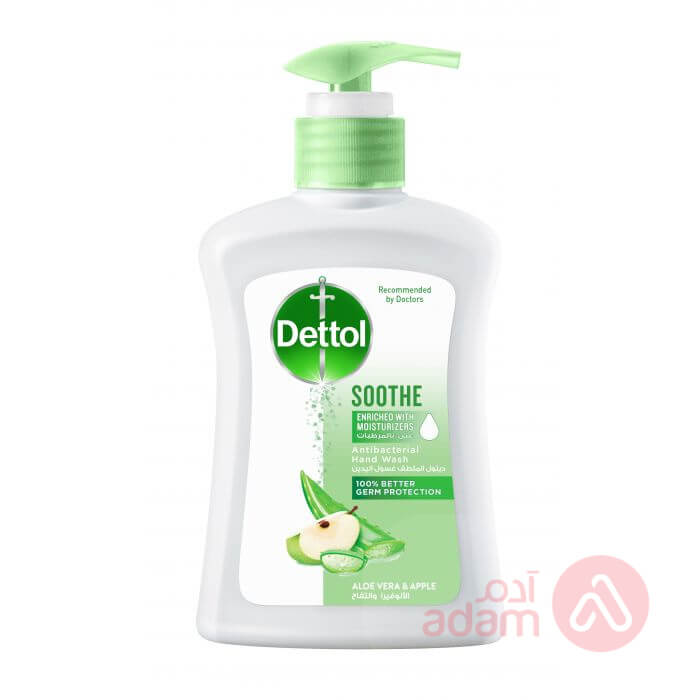 Dettol Hand Wash Soothe Aloe Vera & Apple 200 ml 2+1Free