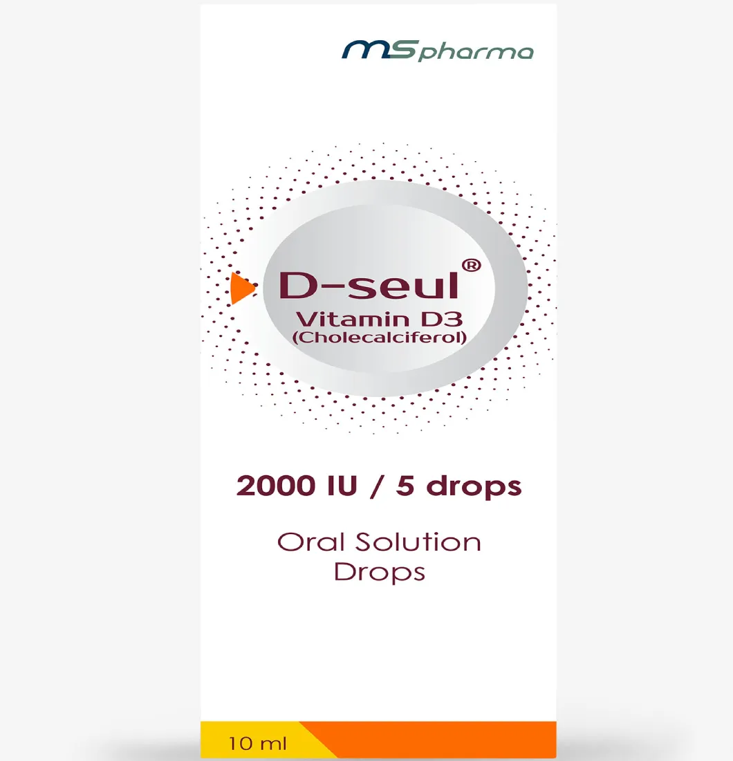 D-Seul Vitamin D3 2000Iu 5Drops | 10Ml
