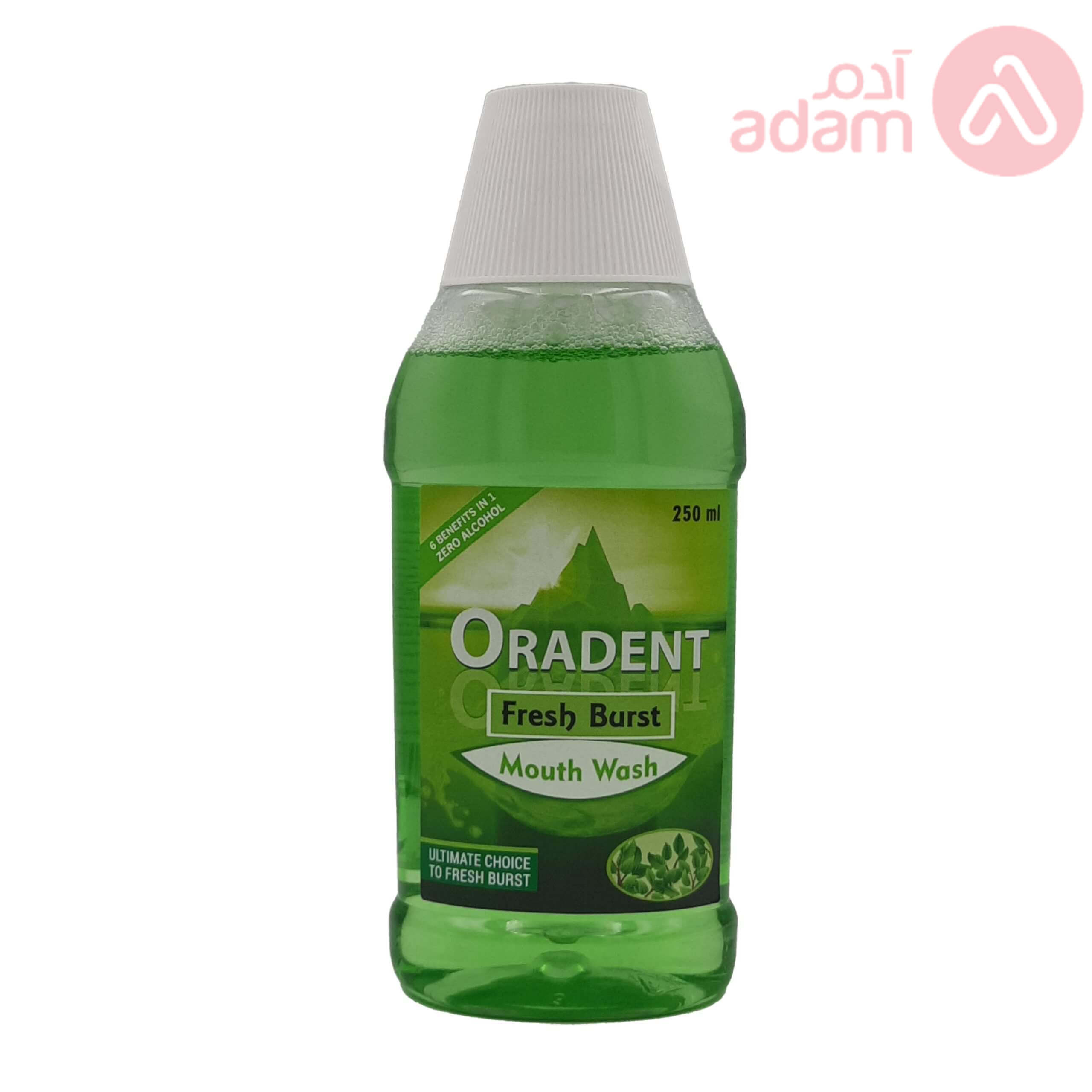 ORADENT FRESH BURST MOUTH WASH