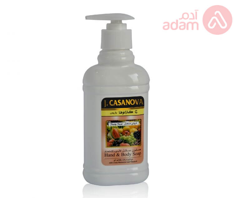 J.CASANOVE HAND BODY SOAP FRUTY FRESH | 500 ml