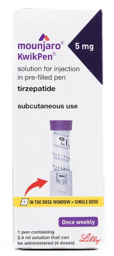 مونجارو  كويك بين  5 مجم  مرة واحدة أسبوعيًا  4 جرعات - 1 قلم