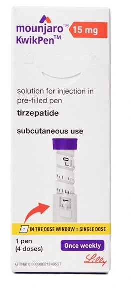 مونجارو  كويك بين  15 مجم  مرة واحدة أسبوعيًا  4 جرعات - 1 قلم