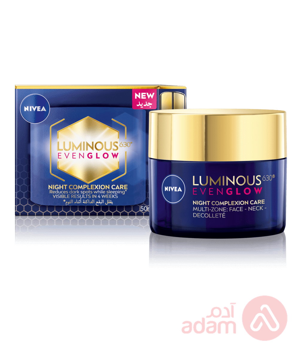 Nivea Luminous 630 Night Care Cream | 50Ml