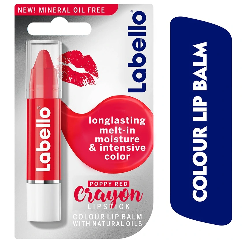 LABELLO POPPY RED CRAYON 3GM(0506)