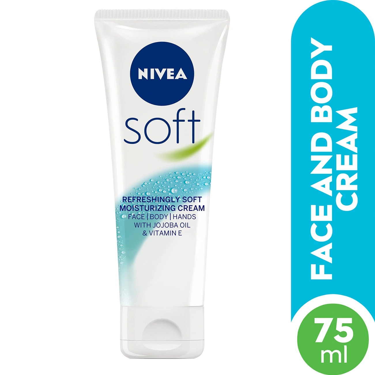 NIVEA  SOFT REFNGLY MOIST CR 75ML(TUBE)