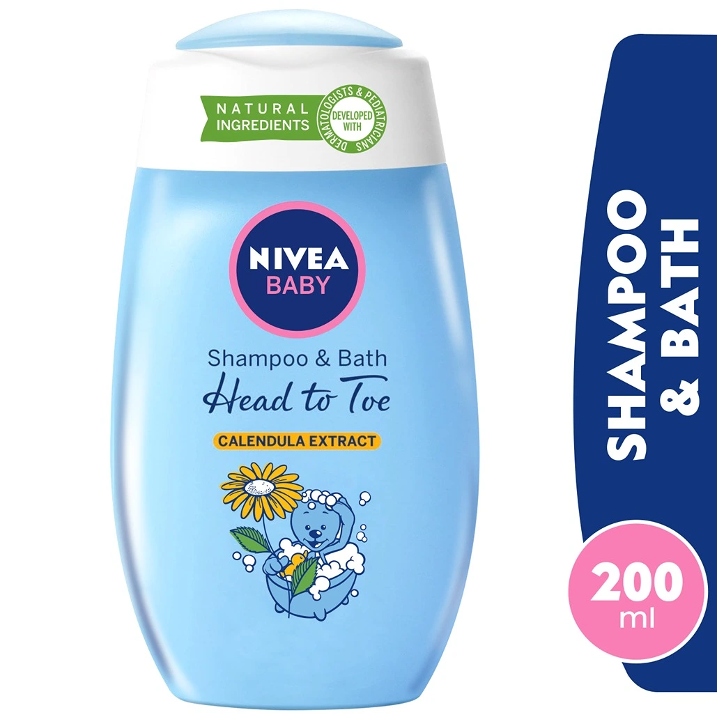 NIVEA BABY SHMP&BATH HEAD TO TOE200ML