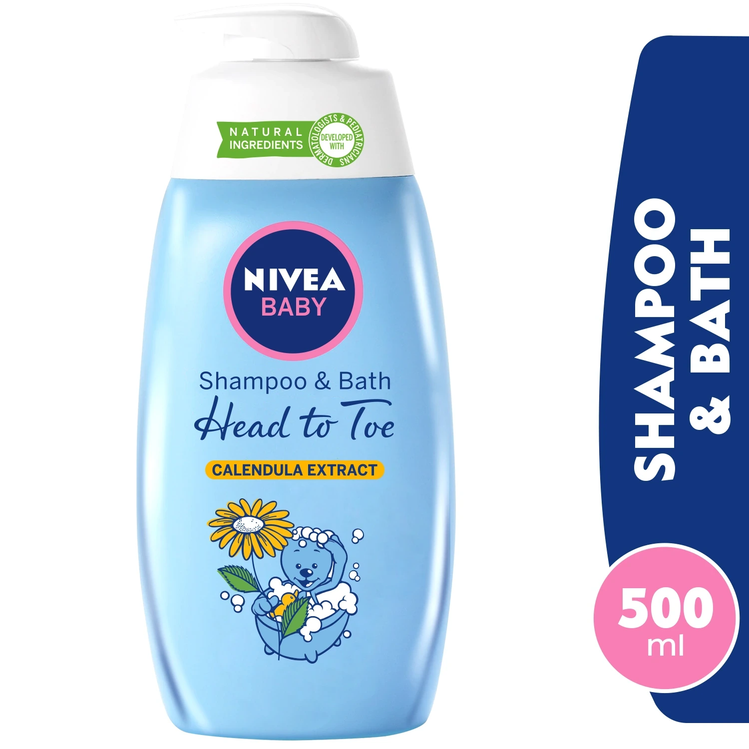 NIVEA BABY SHMP&BATH HEAD TO TOE500ML