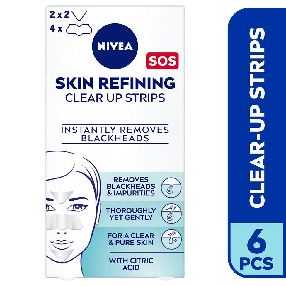 NIVEA REFINING CLEAR-UP STRP 6PCS