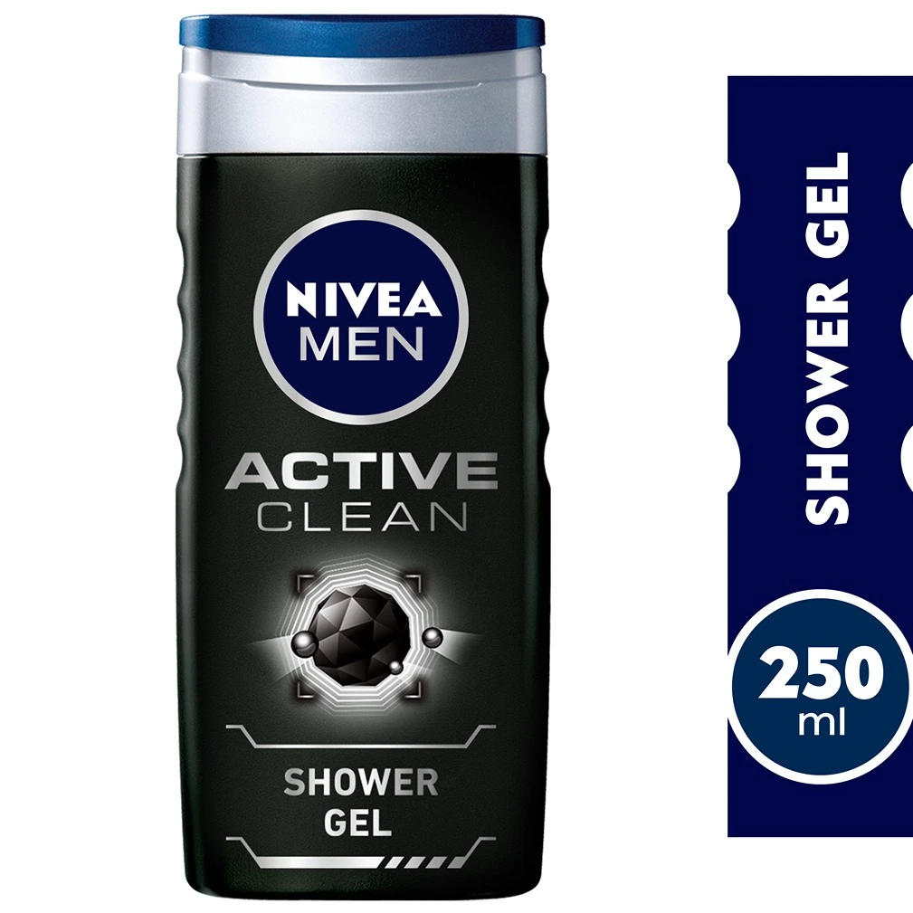 NIVEA SHWR GEL ACTIVE CLEAN 250ML