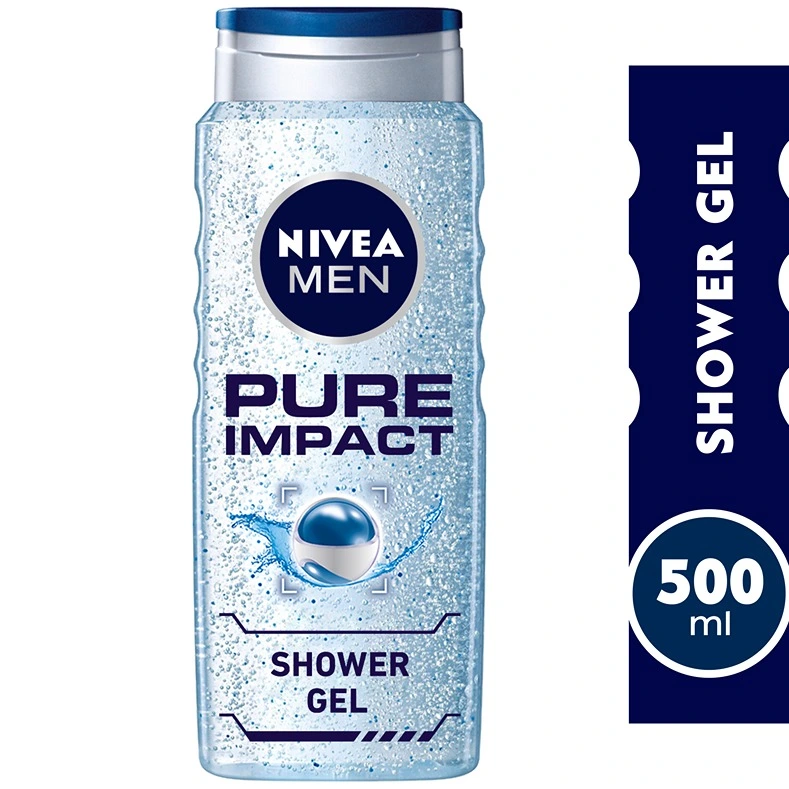 NIVEA SHWR GEL MEN PURE IMPACT 500ML