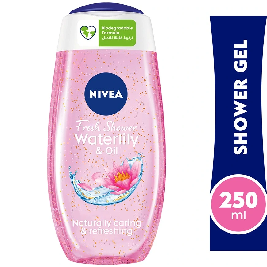 NIVEA SHWR GEL WATERLILY & OIL 250ML