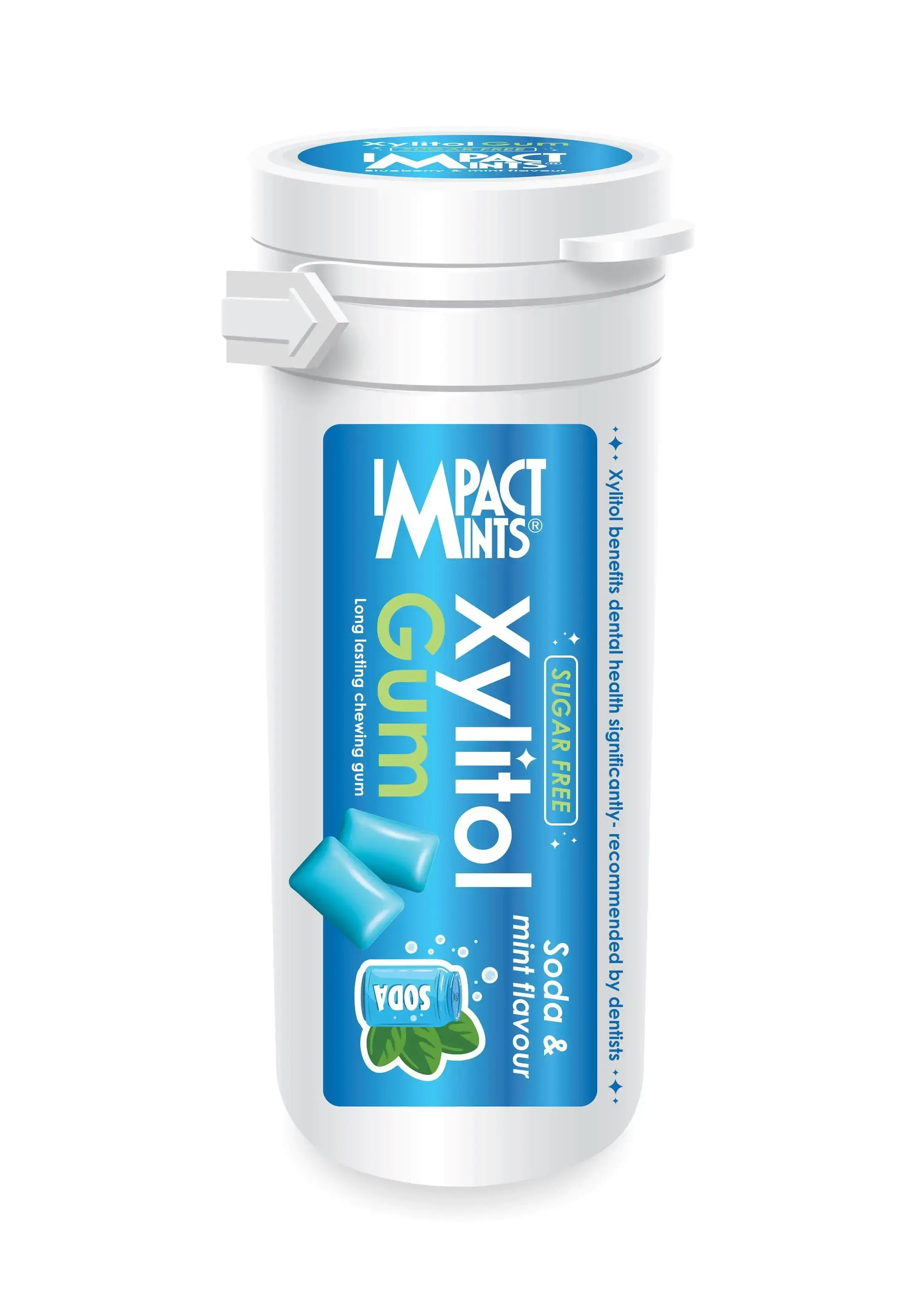 IMPACT XYLITOL GUM SODA | 30GM