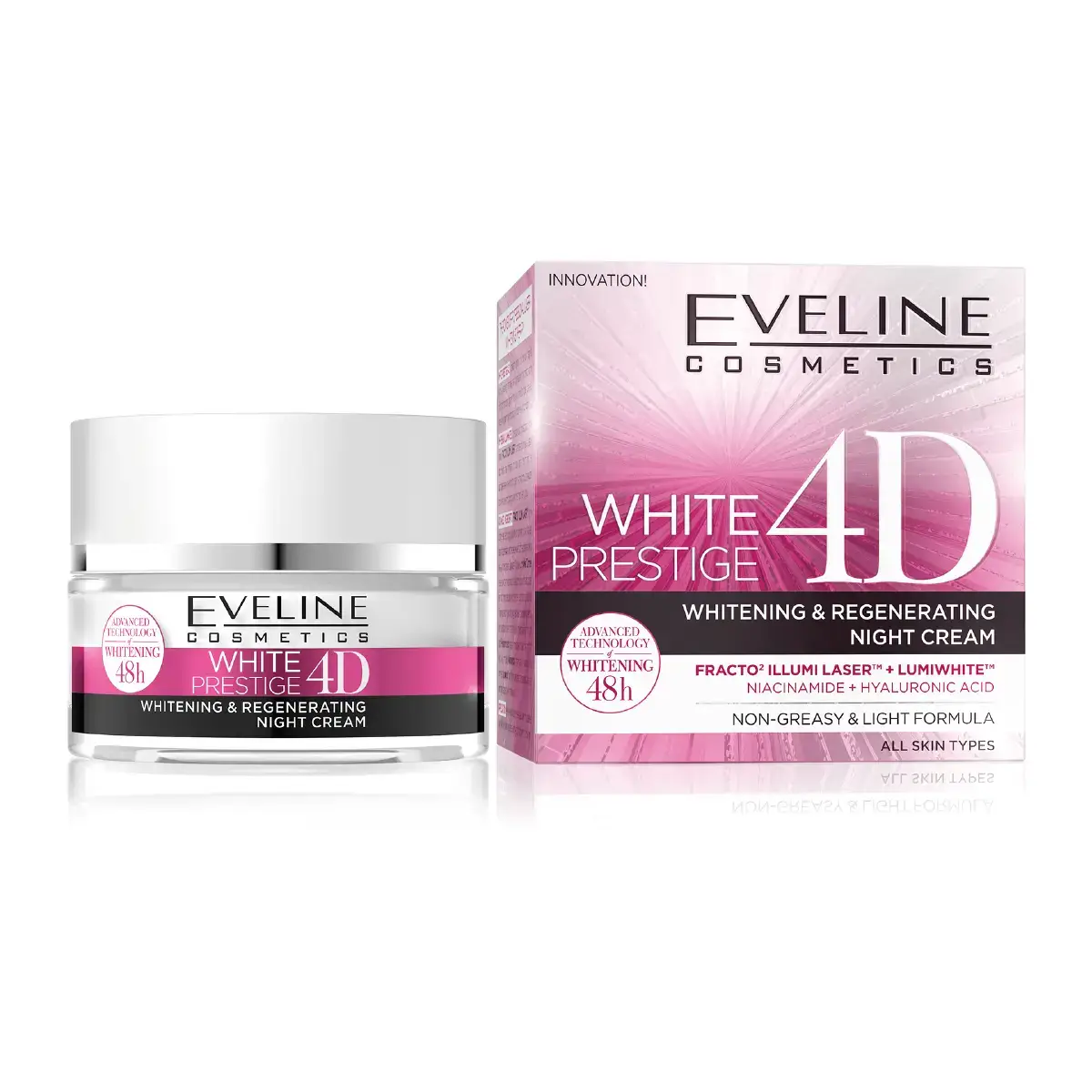 Eveline White Prestige 4D Whitening Night Cream | 50Ml