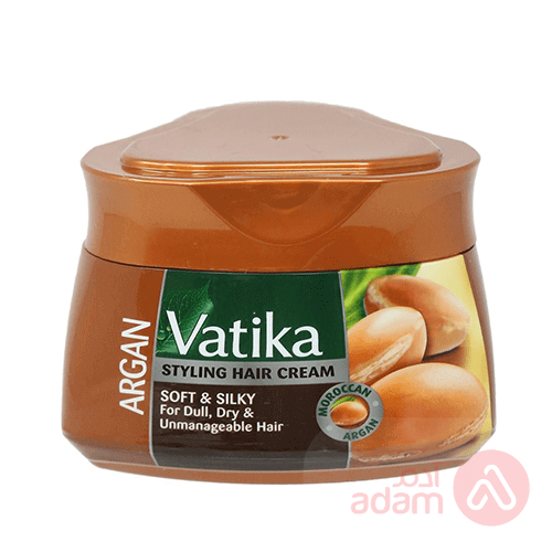 Vatika Hair Cream Soft & Silky Argan | 210Ml (Browen)