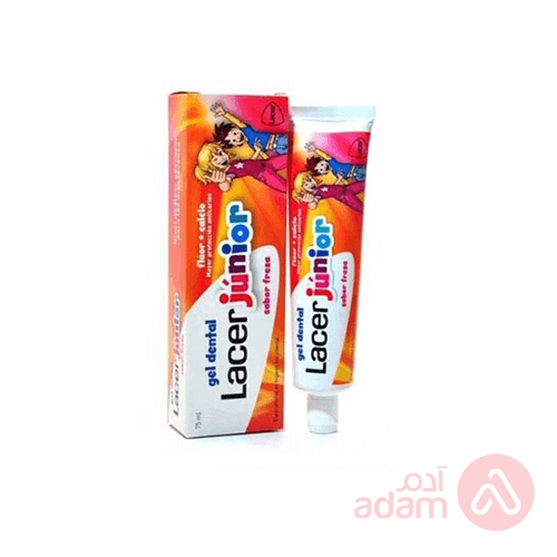 Lacer Jr Toothgel Straw | 75Ml