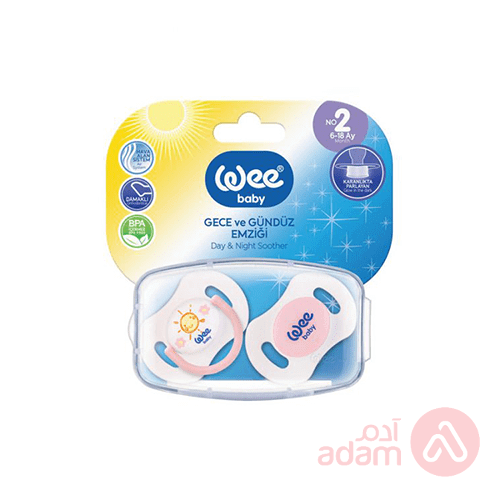 Wee Baby Soother Day&Night No2 6-18Month