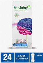 فريشدايز فوط يوميه طويل مسك 24 قطع ازرق 8065